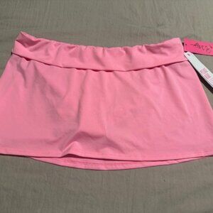 NWT Lilly Pulitzer Calah Skirted Bikini Bottom.  Pink Size 10